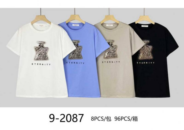 Bluzki damskie Roz Standard, Mix Kolor Paczka 8 szt